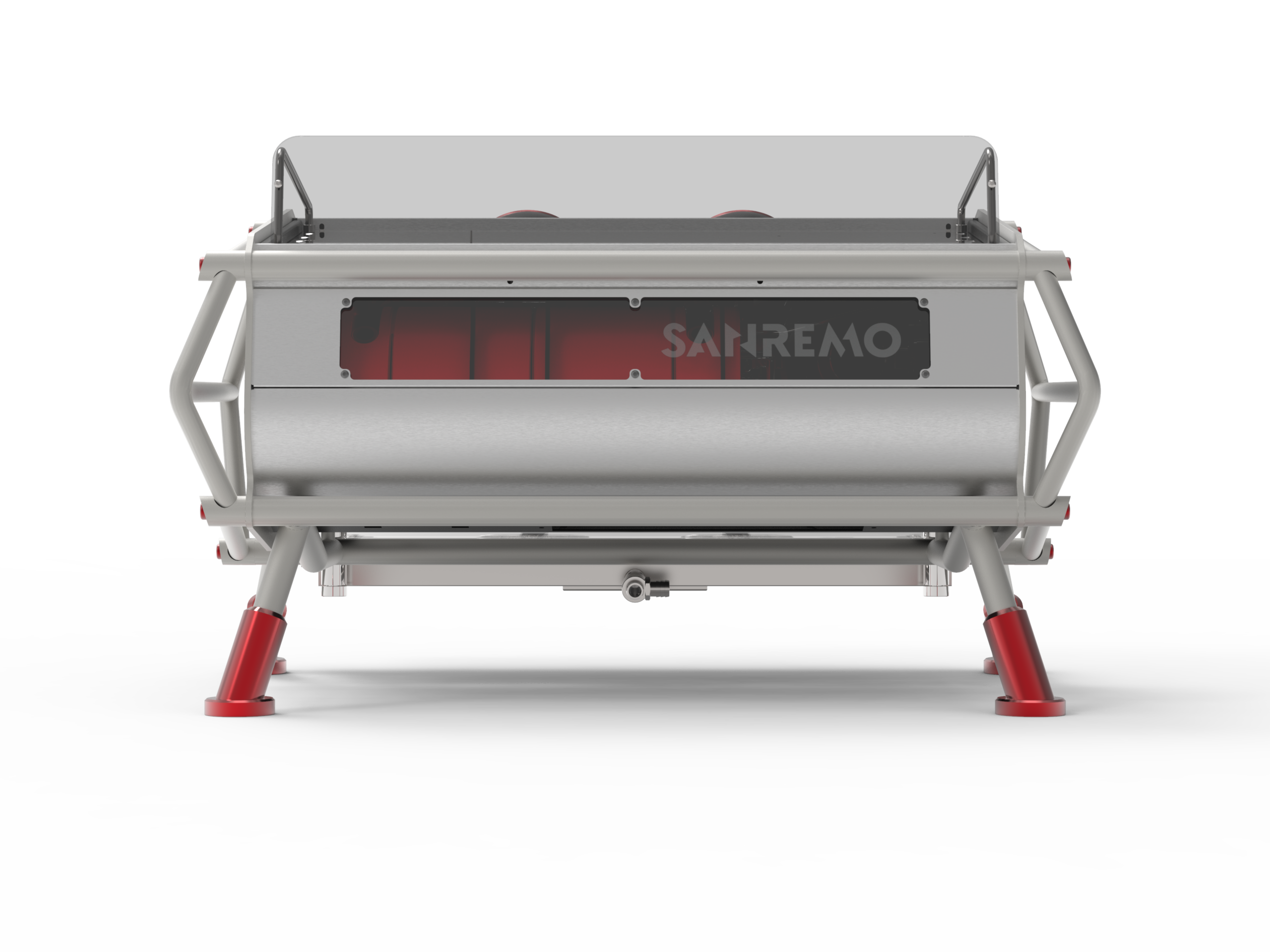 Sanremo CR Naked 2 gr steel & red