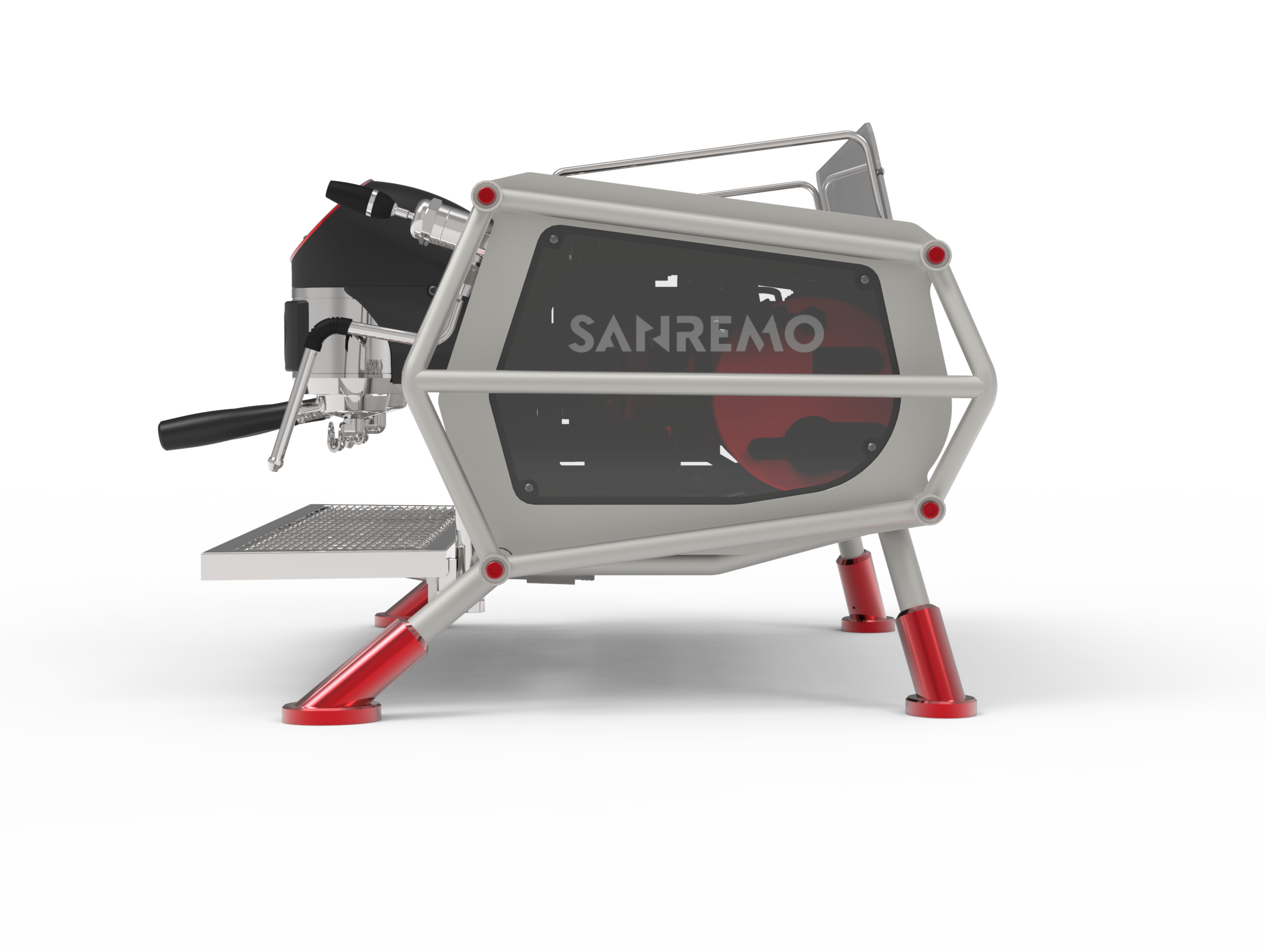 Sanremo CR Naked 2 gr steel & red side