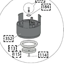 AS00005075 - DeLonghi Bottom Gasket