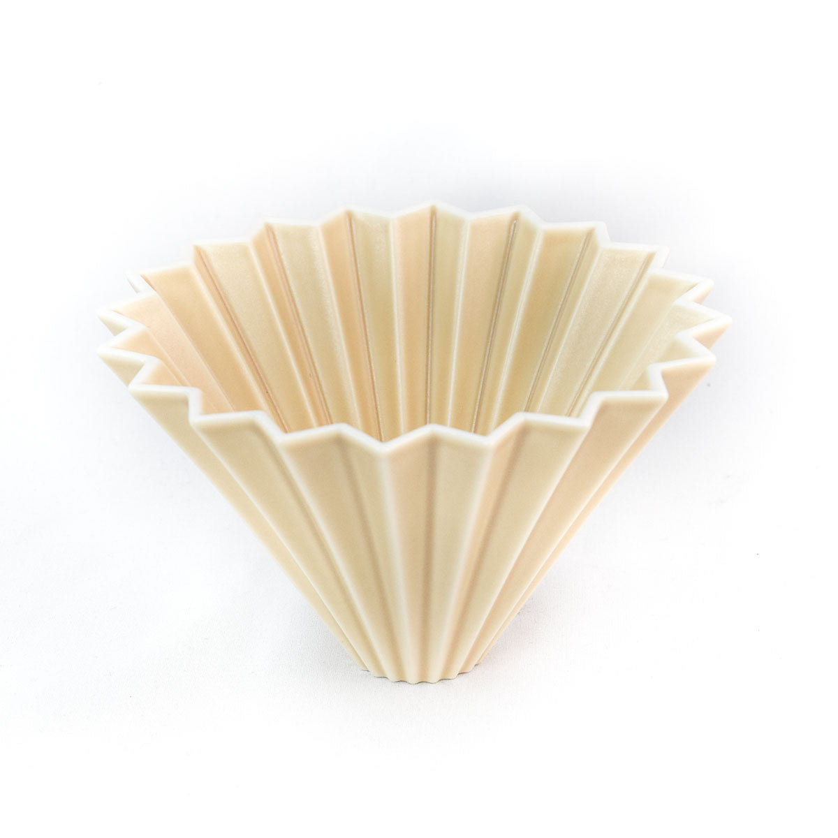 ORIGAMI Coffee Dripper - Matte Beige