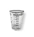 Espresso Shot Glass Measuring Cup