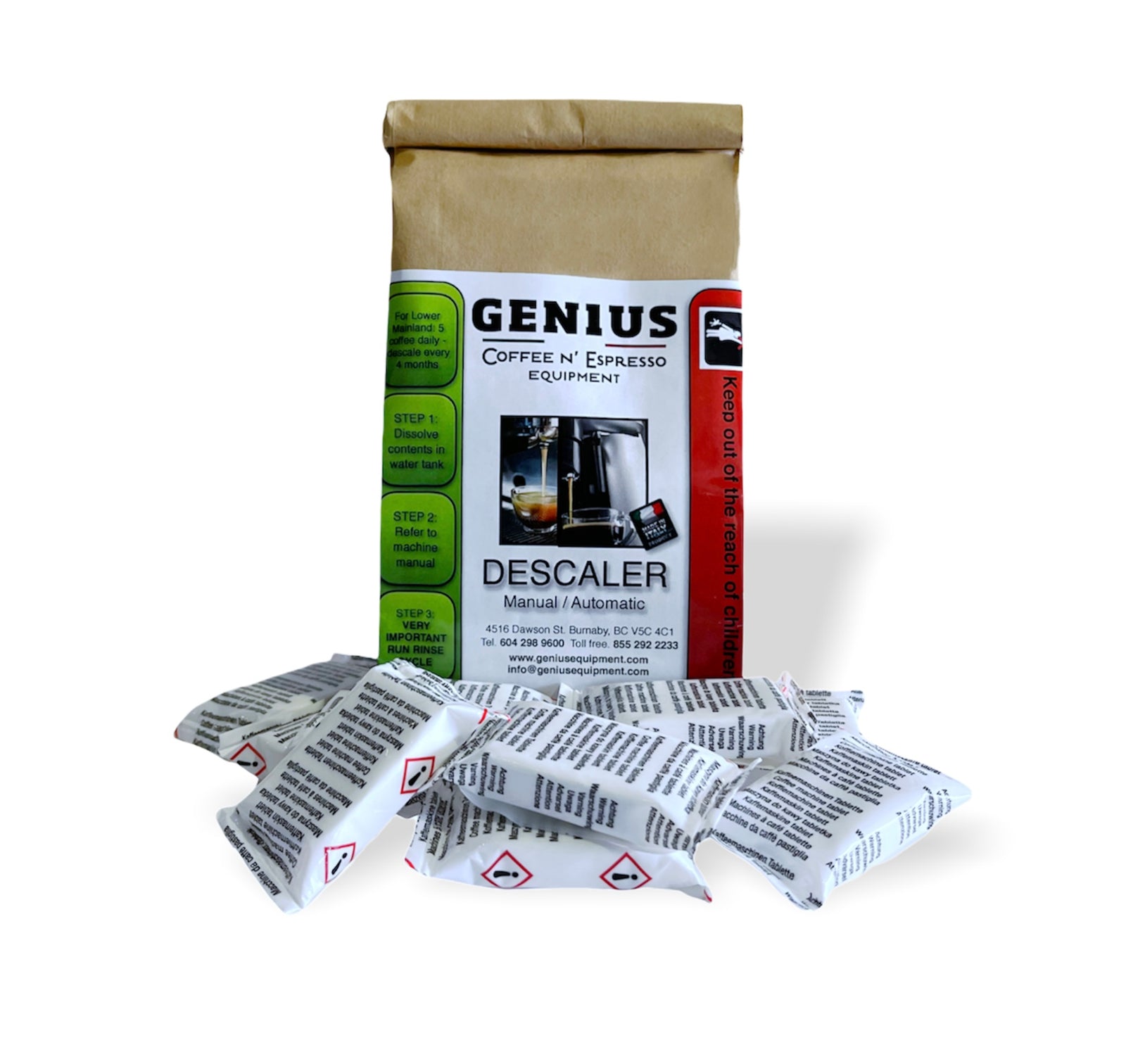 Genius Descaler 10 Pack - Econopack