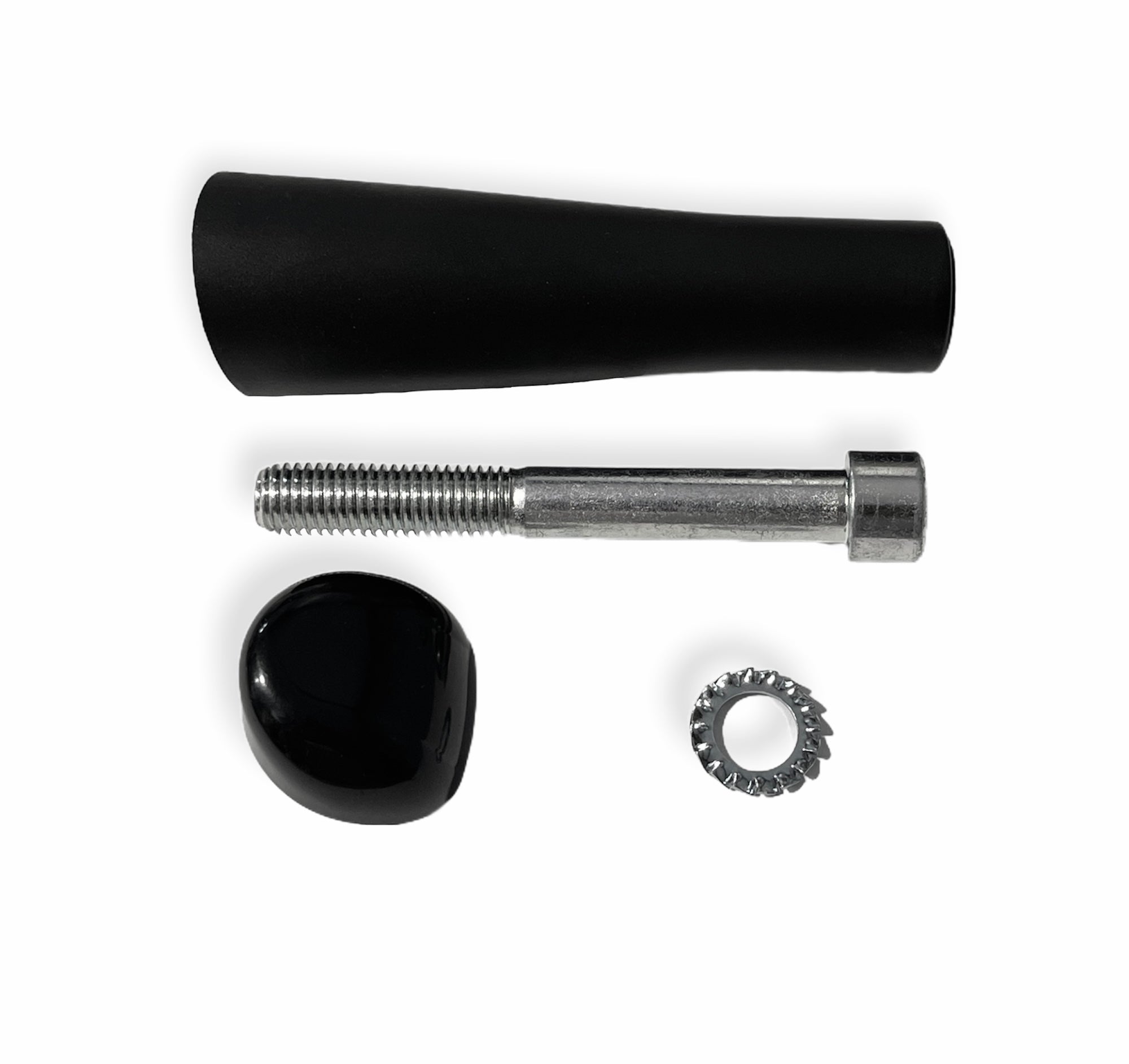 PORTAFILTER HANDLE SUPERIOR M12 WITH BLACK CAP